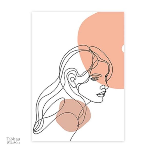 Art minimaliste inspiré par la beauté féminine