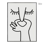 Illustration Toilettes minimaliste