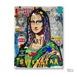 Mona Lisa réinterprétée en art urbain