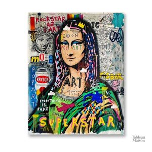 Mona Lisa réinterprétée en art urbain