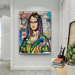 Mona Lisa en version graffiti artistique