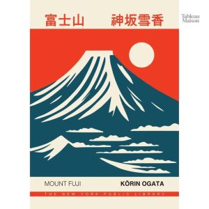 Tableau japonais Mont Fuji, illustration de Korin Ogata