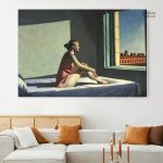 Art mural inspiré par Edward Hopper, Morning Sun