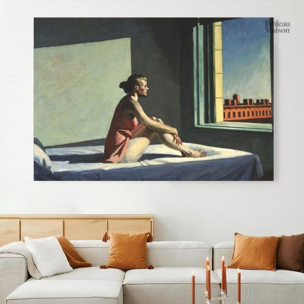 Art mural inspiré par Edward Hopper, Morning Sun