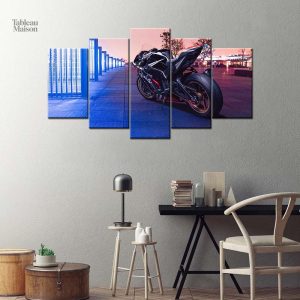 Tableau Kawasaki, œuvre inspirée par la célèbre marque de motos