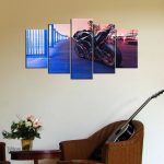 Art mural Kawasaki, design dynamique et contemporain
