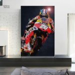 Tableau Moto Sportive en design moderne
