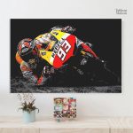 Tableau décoratif moto pour passionnés de vitesse
