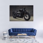 Tableau Triumph moto artistique décoratif