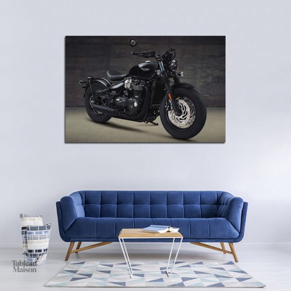 Tableau Triumph moto artistique décoratif