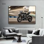 Illustration artistique de moto Yamaha