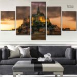 Tableau Mont Saint-Michel, œuvre artistique de France