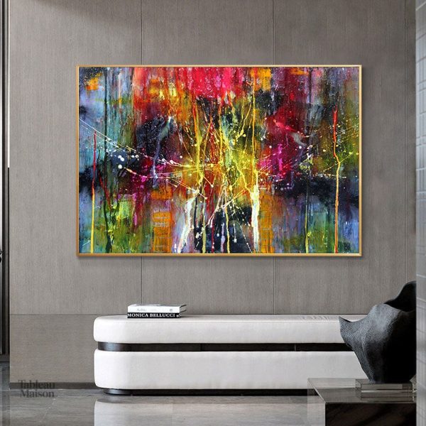 Tableau design multicolore moderne