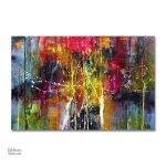 Design mural coloré pour intérieur stylé