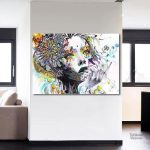 Tableau La rêveuse, œuvre artistique moderne et inspirante