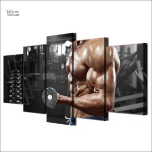 Guide visuel de musculation pour séances d'exercice à domicile