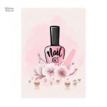 Tableau pour exposer des idées de nail art en salon