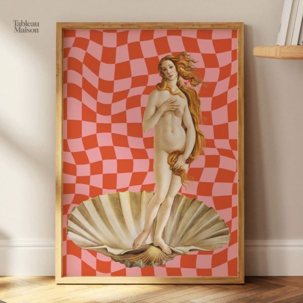 Tableau Naissance de Vénus en style Pop Art
