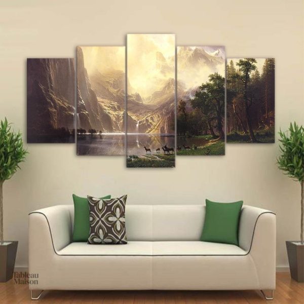 Tableau Nature paisible, œuvre d'art représentant la sérénité