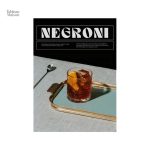 Tableau décoratif sur le thème du cocktail Negroni