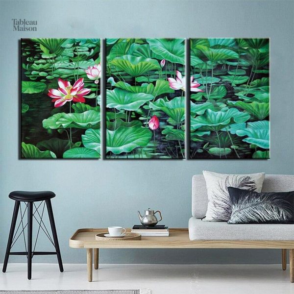 Tableau Nénuphars, œuvre artistique inspirée de la nature