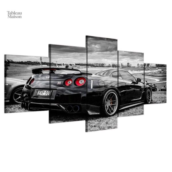 Tableau artistique dédié à la Nissan GT-R emblématique