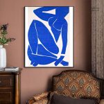Tableau Nu Bleu de Matisse, œuvre moderne emblématique