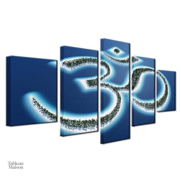 Tableau de méditation évoquant l'harmonie avec l'océan