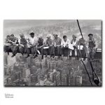 Art mural New-York, tableau sur la vie des travailleurs