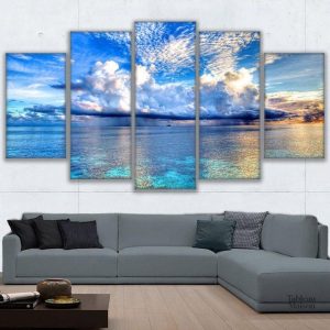 Tableau Horizon clair en style moderne et épuré