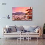 Tableau paysage japonais traditionnel