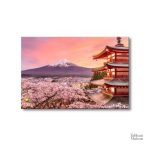 Oeuvre d'art représentant un paysage japonais