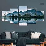 Tableau inspirant sur le thème des paysages montagneux naturels