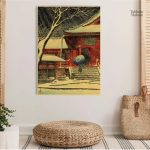 Tableau Paysages Japonais Rétro en style traditionnel