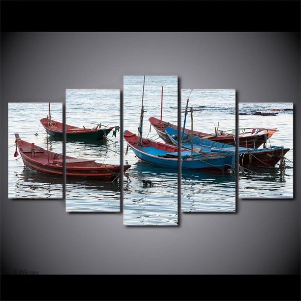 Oeuvre d'art sur le thème de la pêche artisanale