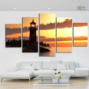 Tableau phare décoratif pour un intérieur maritime