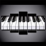Tableau artistique en monochrome, style moderne et minimaliste