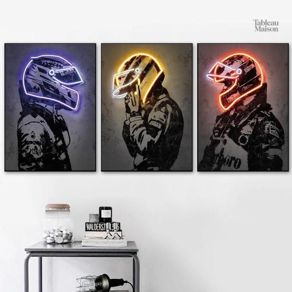 Tableau pilote néon pour moto