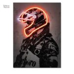 Illustration vibrant de couleurs pour motards