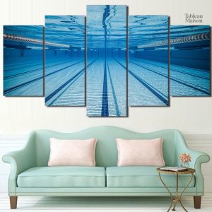 Tableau piscine olympique pour la décoration intérieure
