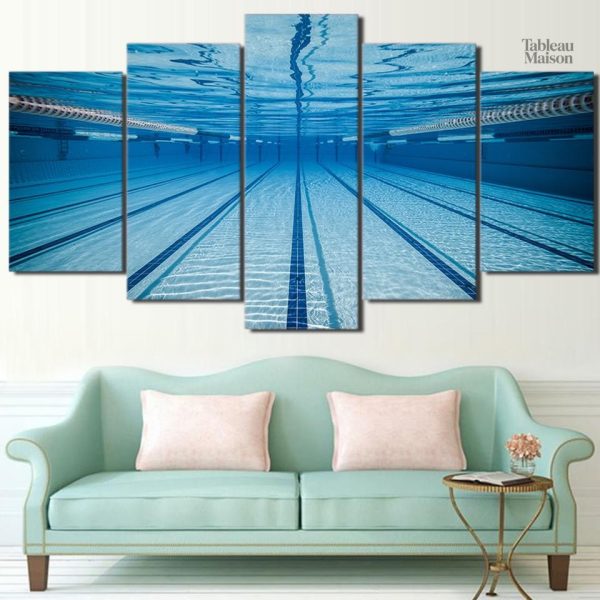 Tableau piscine olympique pour la décoration intérieure