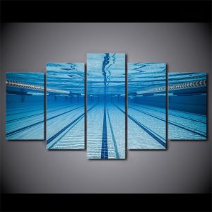Tableau décoratif représentant une piscine olympique