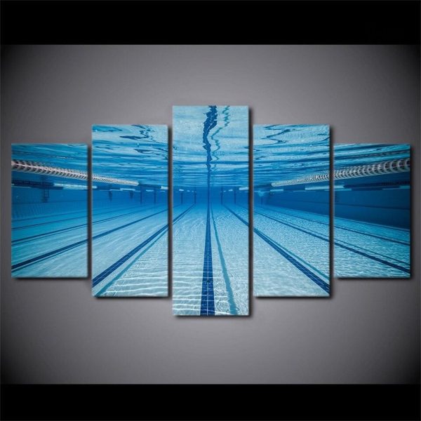 Tableau décoratif représentant une piscine olympique