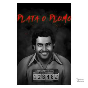 Tableau décoratif Plata O Plomo, un choix audacieux pour votre intérieur