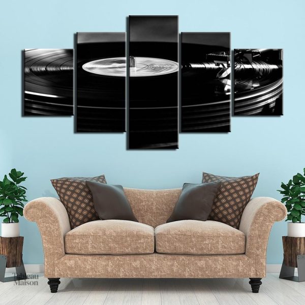 Tableau Platine vinyle en décoration murale