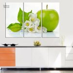 Tableau pomme décoratif pour cuisine