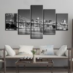 Tableau du Pont de Brooklyn à New-York