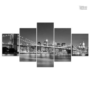 Illustration du Pont de Brooklyn, emblème de New-York