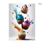 Tableau décoratif moderne sur thème culinaire