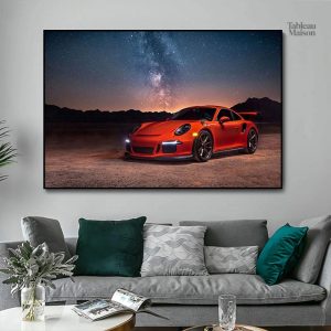 Tableau artistique de la Porsche 911, design élégant